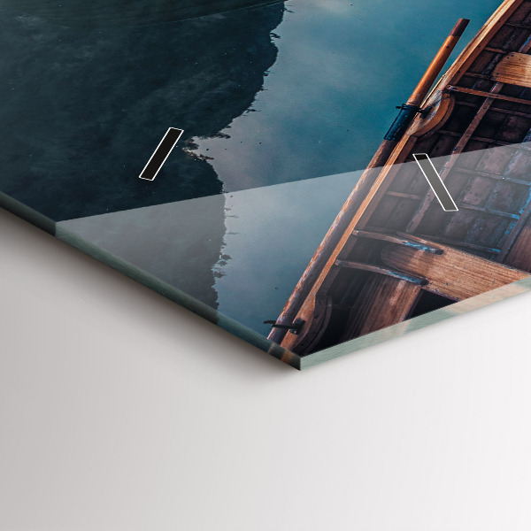 Horloge rectangulaire horizontale Jetée et lac