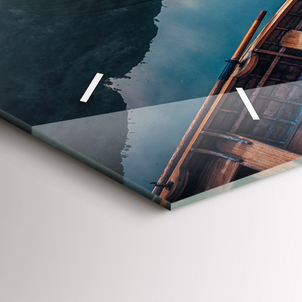 Horloge rectangulaire horizontale Jetée et lac