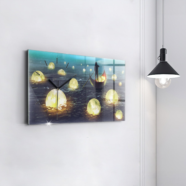 Horloge rectangulaire horizontale Abstraction