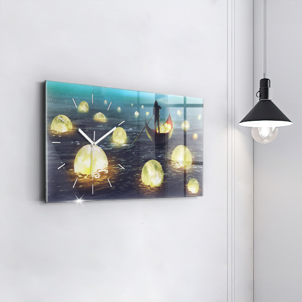 Horloge rectangulaire horizontale Abstraction