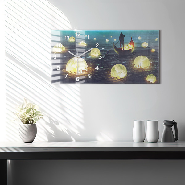 Horloge rectangulaire horizontale Abstraction