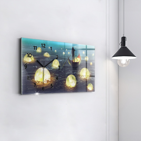 Horloge rectangulaire horizontale Abstraction