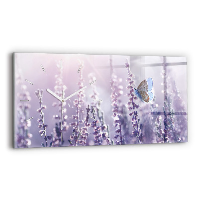 Horloge rectangulaire horizontale Abstraction