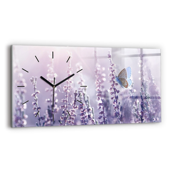 Horloge rectangulaire horizontale Abstraction