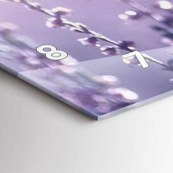 Horloge rectangulaire horizontale Abstraction