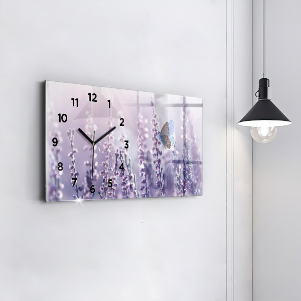 Horloge rectangulaire horizontale Abstraction
