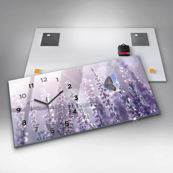 Horloge rectangulaire horizontale Abstraction