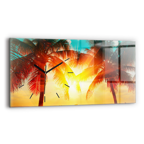 Horloge rectangulaire horizontale Vacances Détente Été