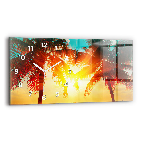 Horloge rectangulaire horizontale Vacances Détente Été