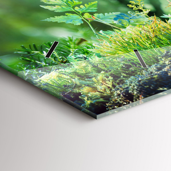 Horloge rectangulaire horizontale Globe