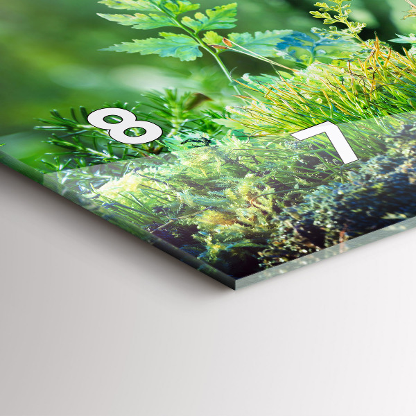 Horloge rectangulaire horizontale Globe