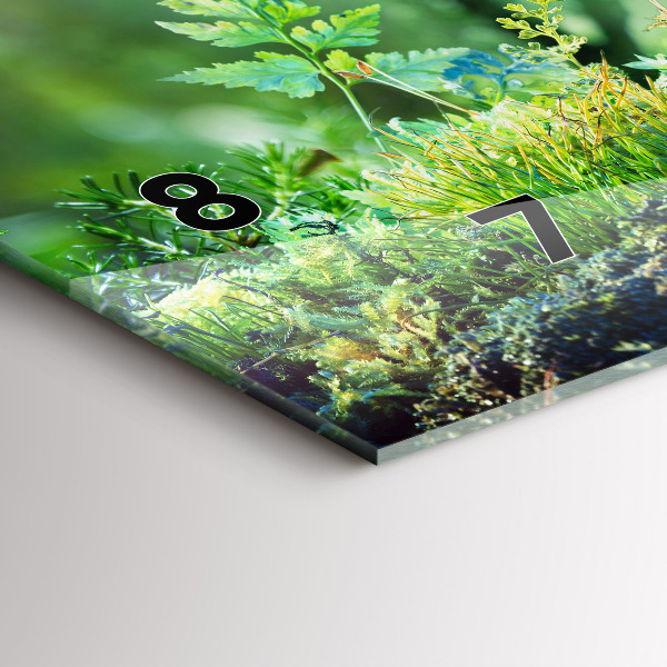 Horloge rectangulaire horizontale Globe