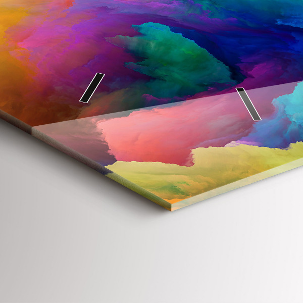 Horloge rectangulaire horizontale Texture fractale