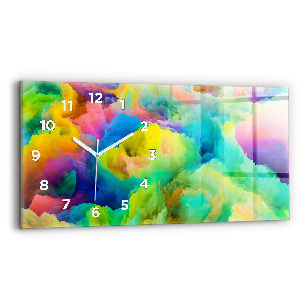 Horloge rectangulaire horizontale Texture fractale