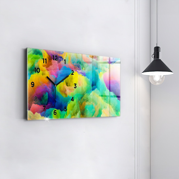 Horloge rectangulaire horizontale Texture fractale