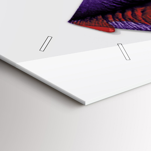 Horloge rectangulaire horizontale Collage surréaliste