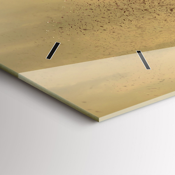 Horloge rectangulaire horizontale Femme en silhouette