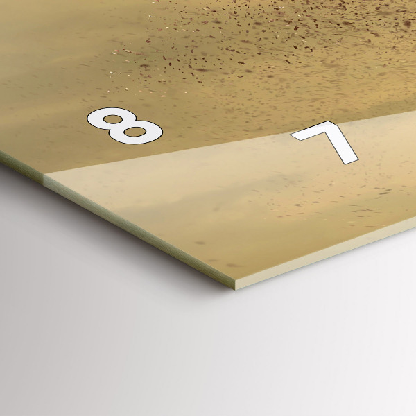 Horloge rectangulaire horizontale Femme en silhouette