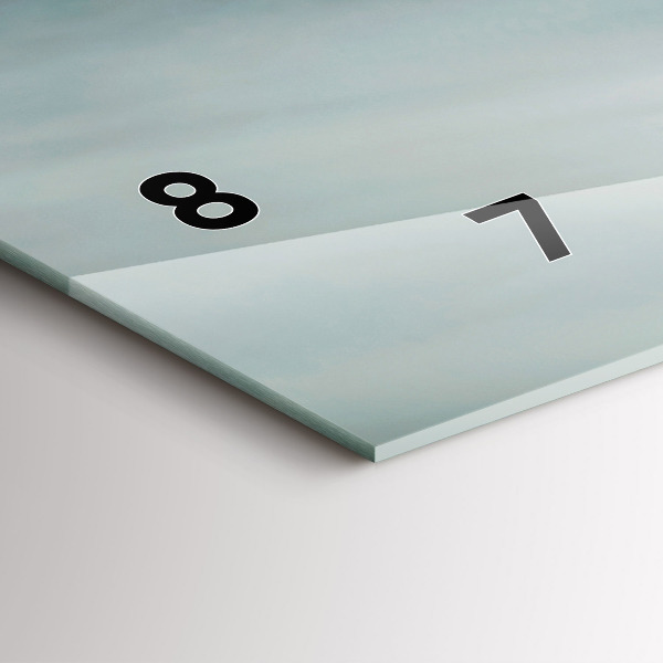 Horloge rectangulaire horizontale Adrénaline de style moteur