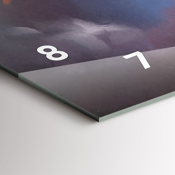 Horloge rectangulaire horizontale Garçon avec des ailes