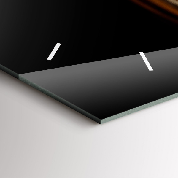 Horloge rectangulaire horizontale Tigre - regard sauvage