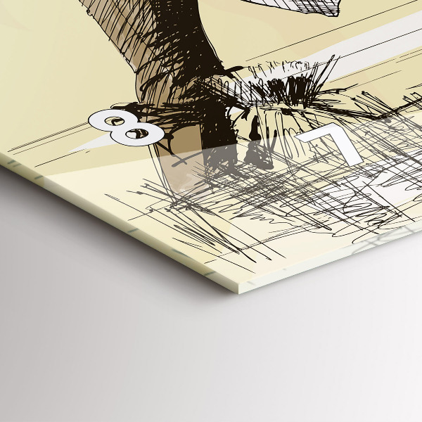 Horloge rectangulaire horizontale Femme cueillant du riz