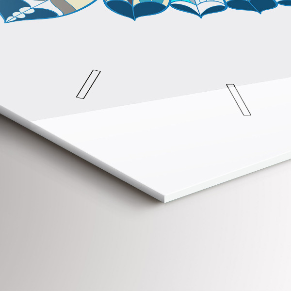 Horloge murale horizontale Chouette en vol