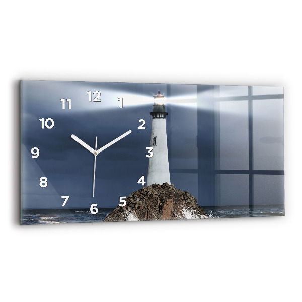 Horloge rectangulaire horizontale Phare