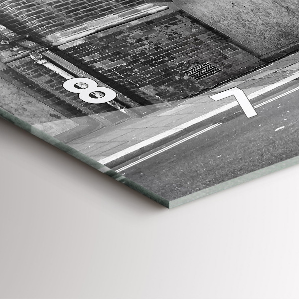 Horloge rectangulaire horizontale Bus rouge à impériale