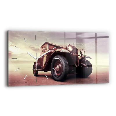 Horloge rectangulaire horizontale Voiture ancienne