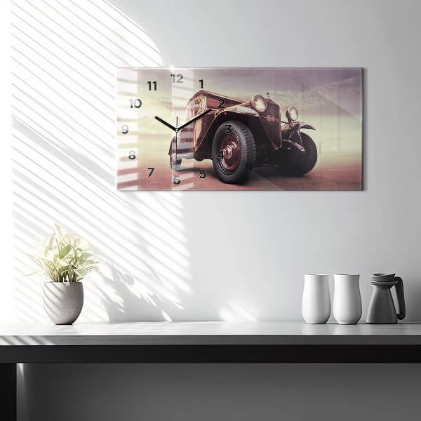 Horloge rectangulaire horizontale Voiture ancienne