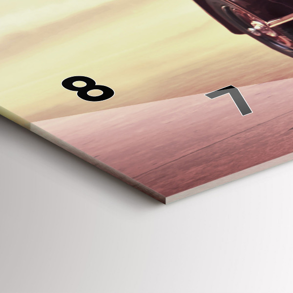 Horloge rectangulaire horizontale Voiture ancienne