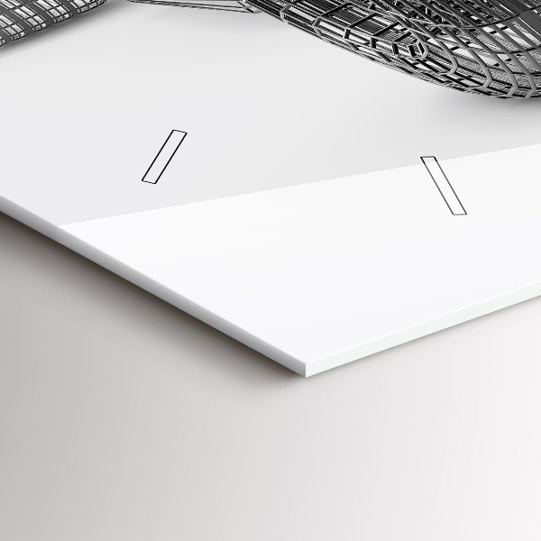 Horloge rectangulaire horizontale conception de voiture de F1