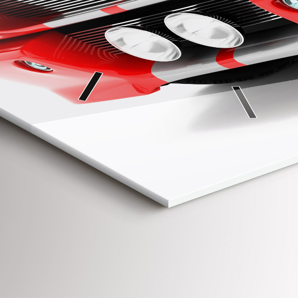 Horloge rectangulaire horizontale Voiture de sport