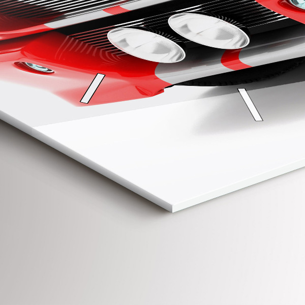 Horloge rectangulaire horizontale Voiture de sport