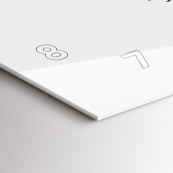 Horloge rectangulaire horizontale Un guerrier en chasse