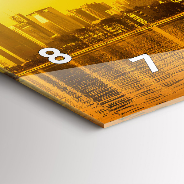 Horloge rectangulaire horizontale Rivière Zhujiang Chine