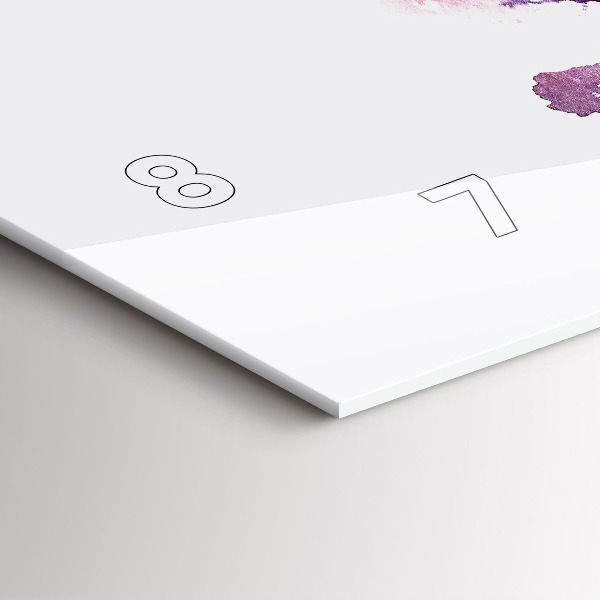 Horloge rectangulaire horizontale Paysage tropical