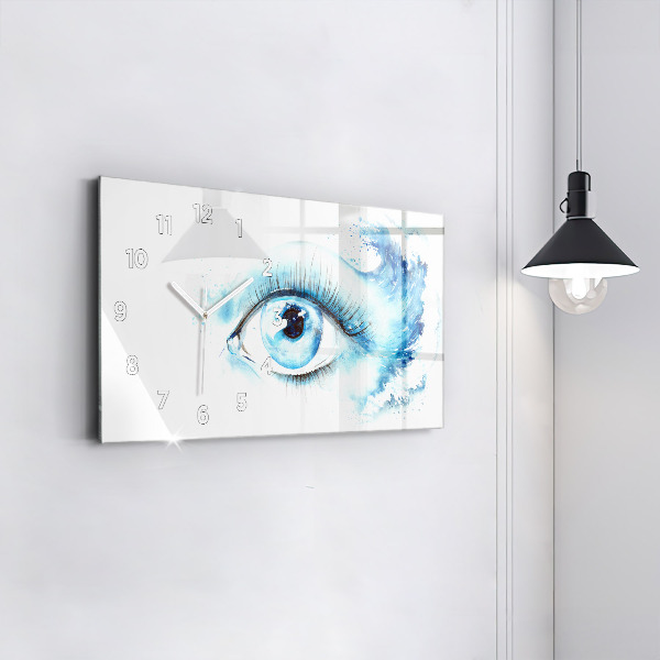 Horloge rectangulaire horizontale Œil de mer