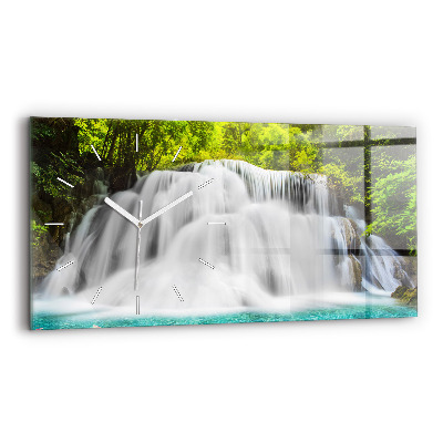 Horloge rectangulaire horizontale Cascade en Thaïlande