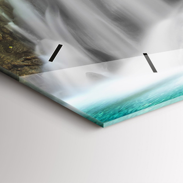 Horloge rectangulaire horizontale Cascade en Thaïlande