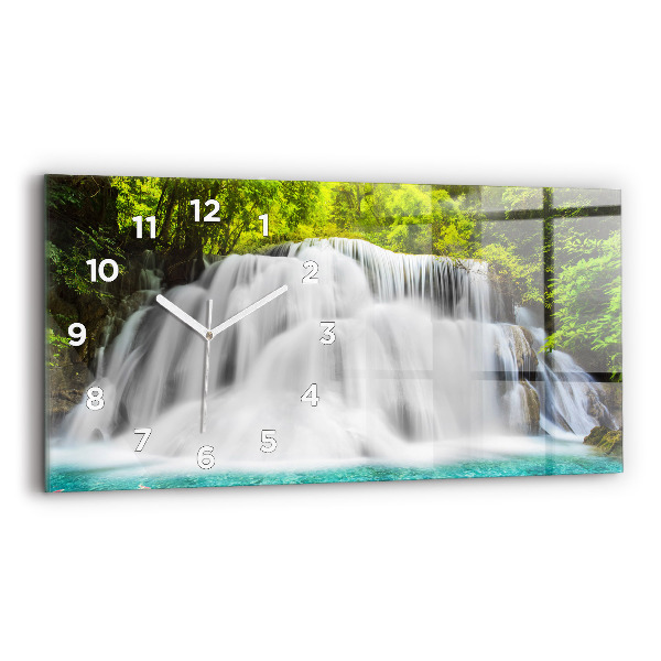 Horloge rectangulaire horizontale Cascade en Thaïlande