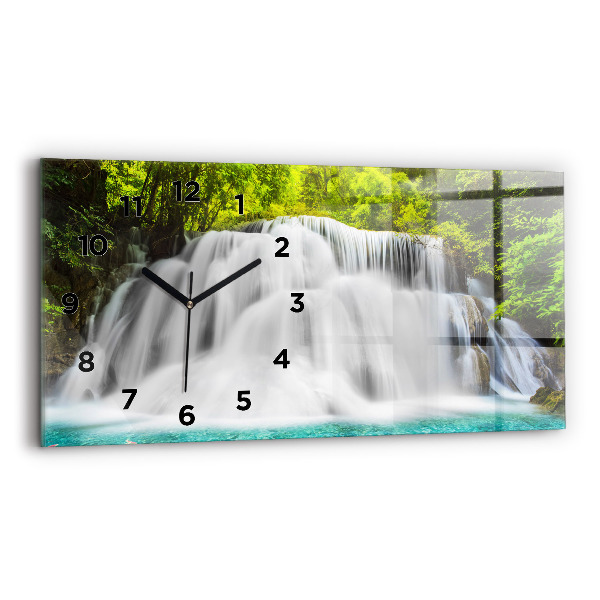 Horloge rectangulaire horizontale Cascade en Thaïlande