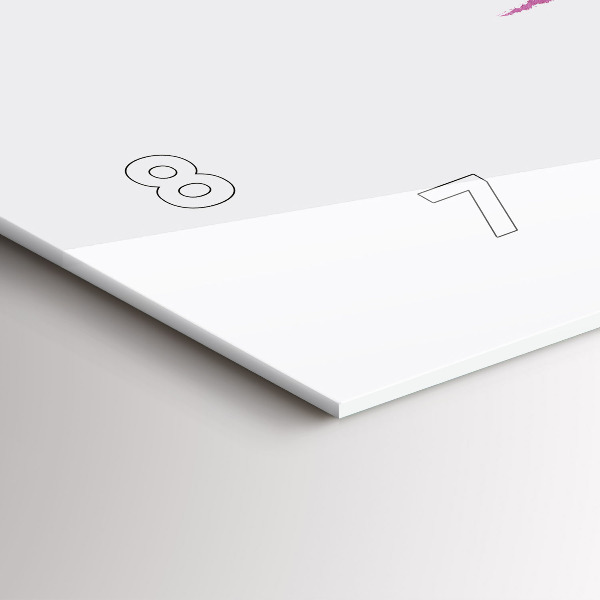 Horloge rectangulaire horizontale Illustration du coureur