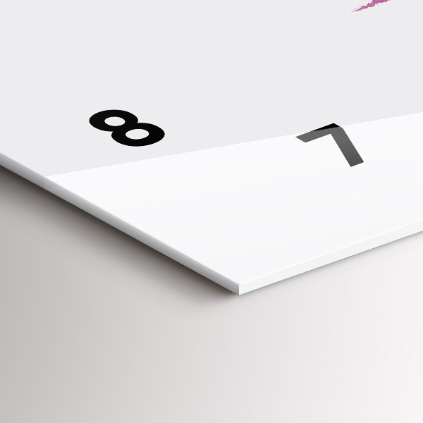 Horloge rectangulaire horizontale Illustration du coureur