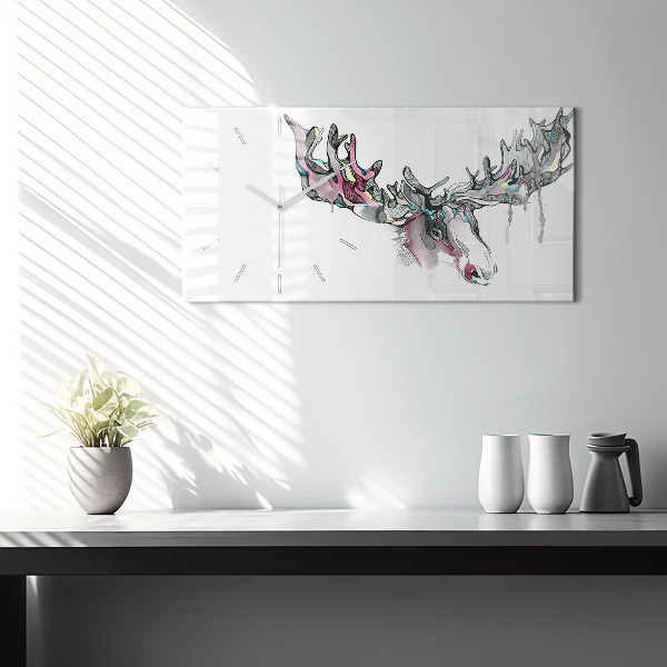 Horloge rectangulaire horizontale 'Résumé de l''orignal'