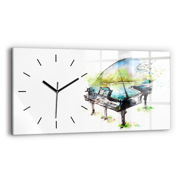 Horloge rectangulaire horizontale Illustration 4 Saisons