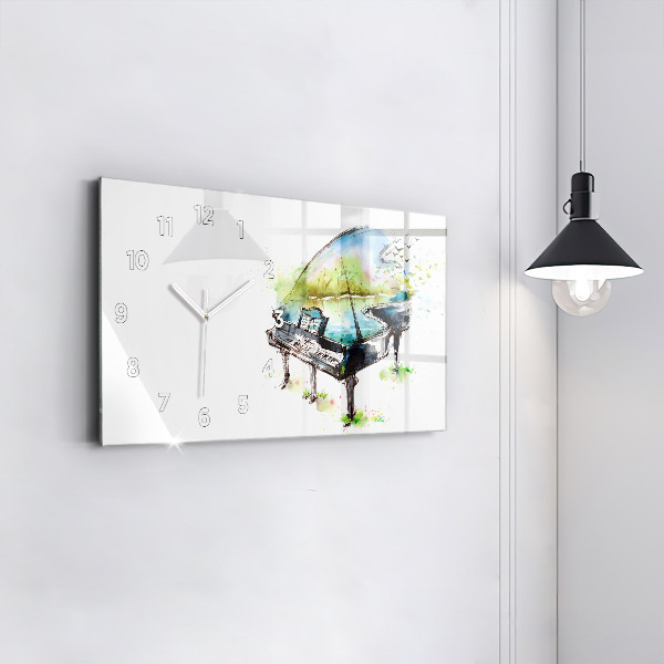 Horloge rectangulaire horizontale Illustration 4 Saisons