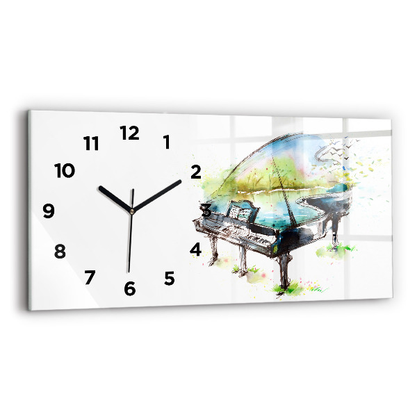 Horloge rectangulaire horizontale Illustration 4 Saisons