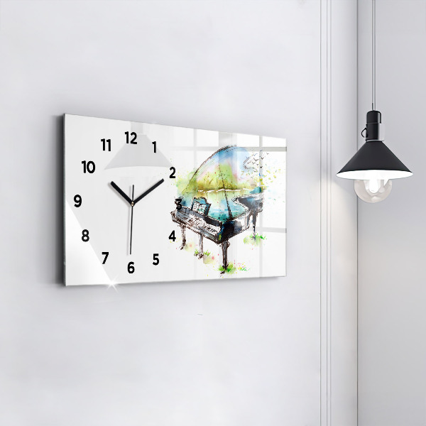 Horloge rectangulaire horizontale Illustration 4 Saisons